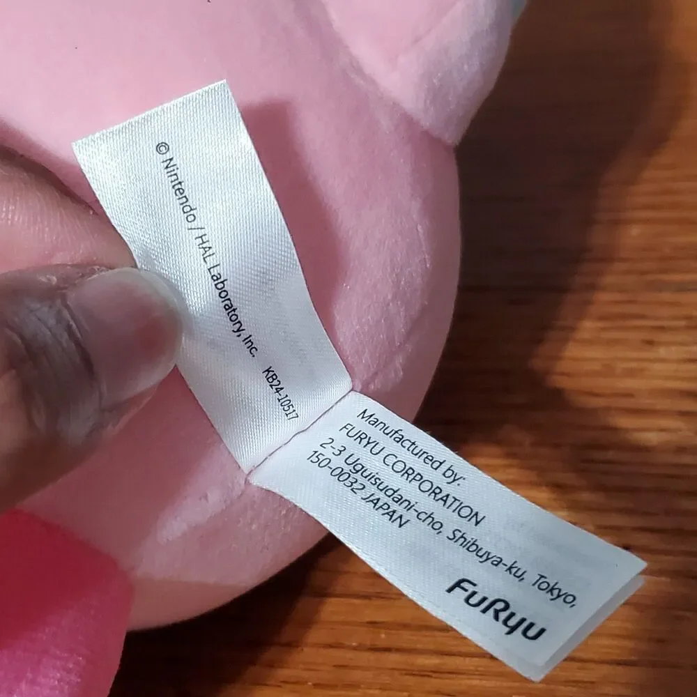 Nintendo Kirby With Marshmallow Plush Toy Pink Pastel Furyu Japan Cute Stuffed